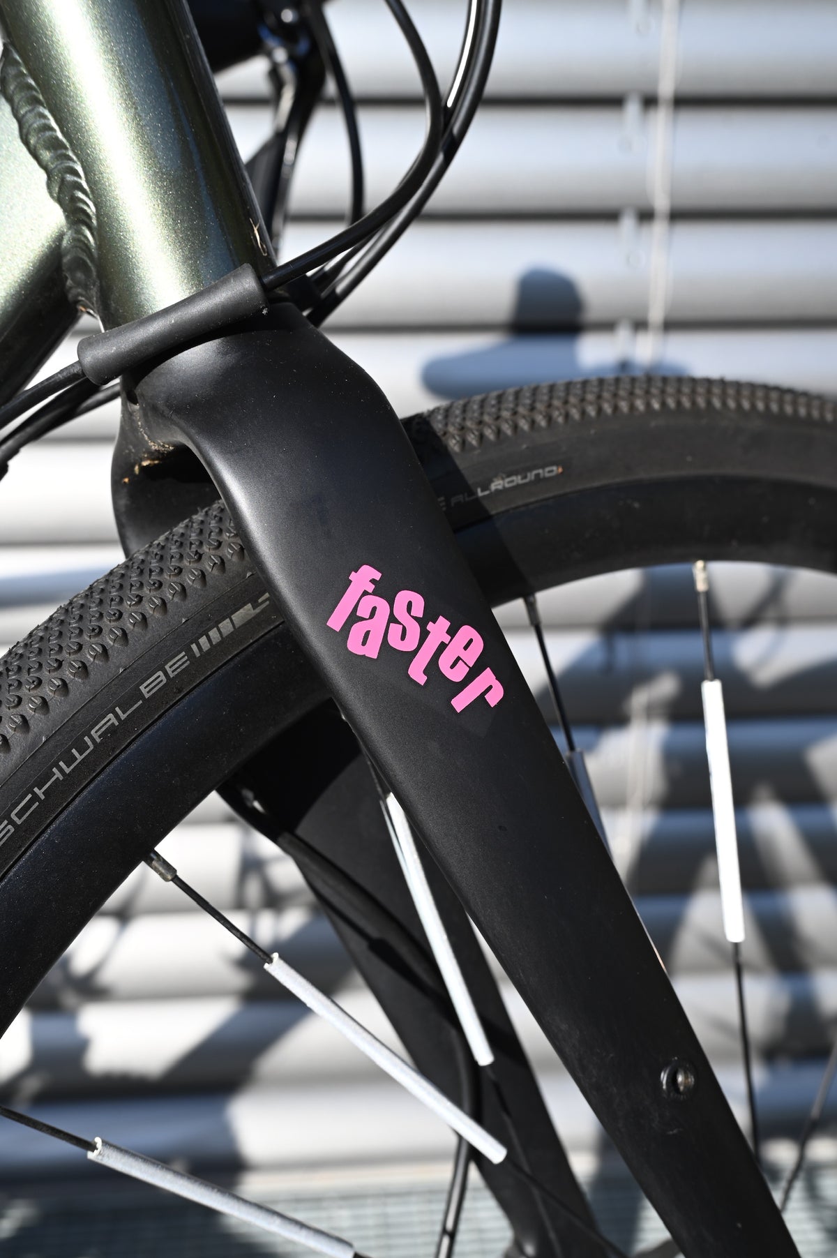 Vinylsticker "faster"