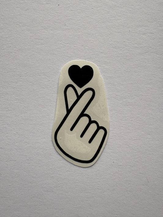 Vinylsticker "Fingerherz"