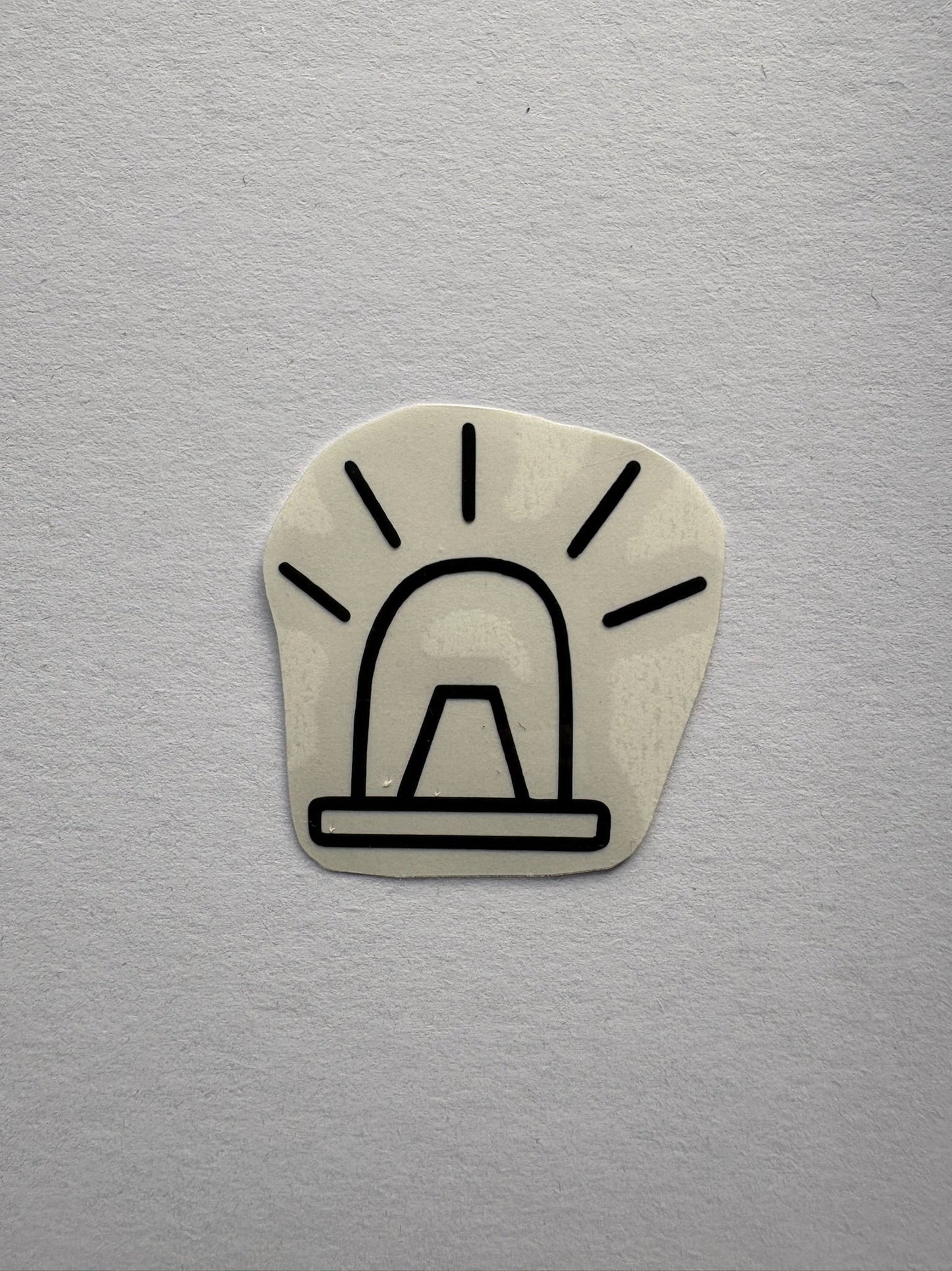 Vinylsticker "Blaulicht"