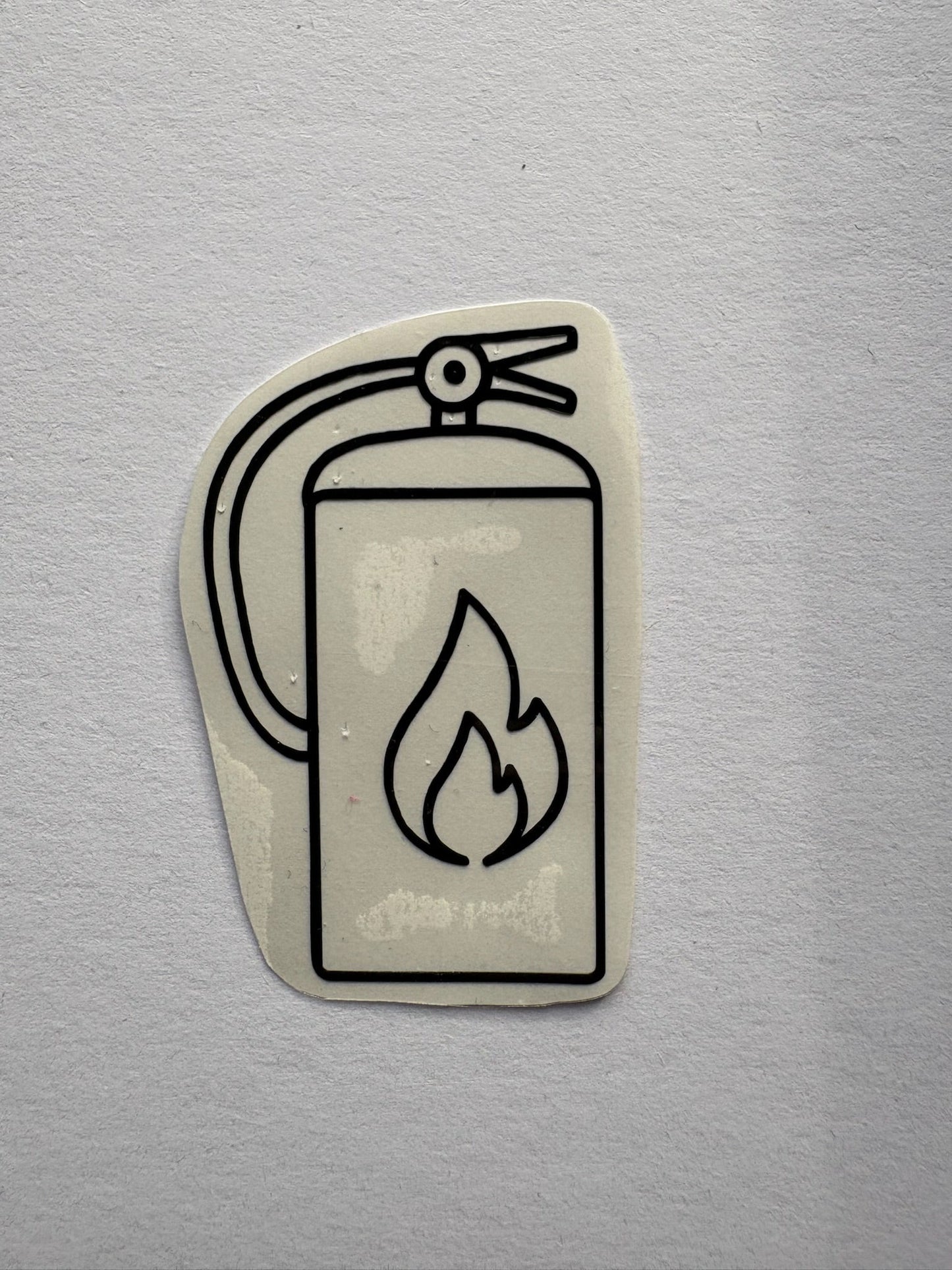 Vinylsticker "Feuerlöscher"