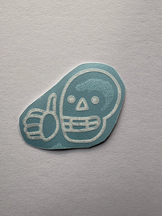 Vinylsticker "Skeleton Buddy"
