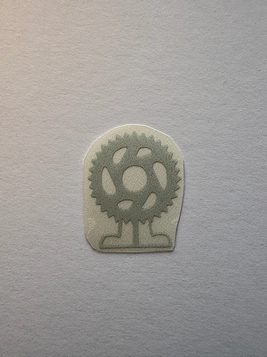 Reflektierender Sticker "Kettenblatt Buddy"