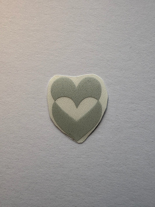 Reflektierende Sticker "Doppelherz"