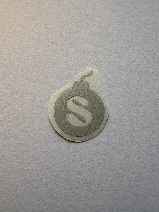 Reflektierender Sticker "Bombe"