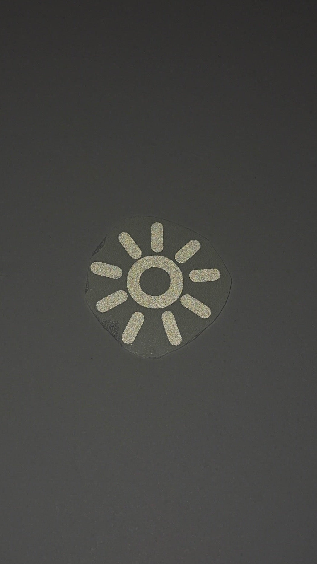 Reflektierender Sticker "Sonne"