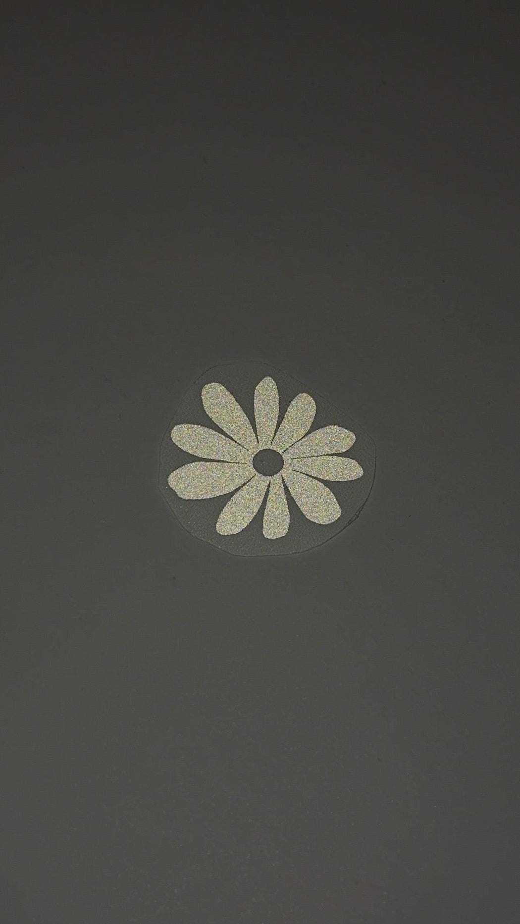 Reflektierender Sticker "Blume"