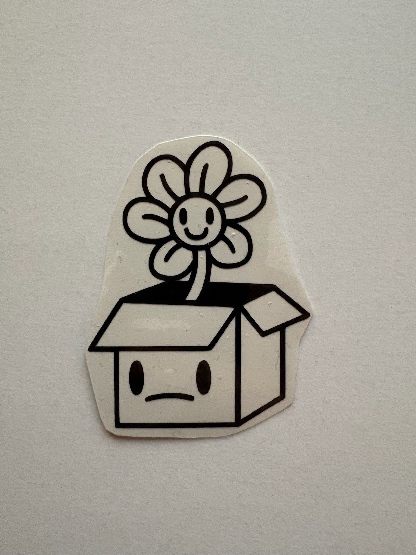 Vinylsticker "Blumenbox"