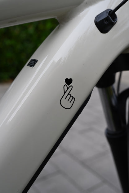 Vinylsticker "Fingerherz"