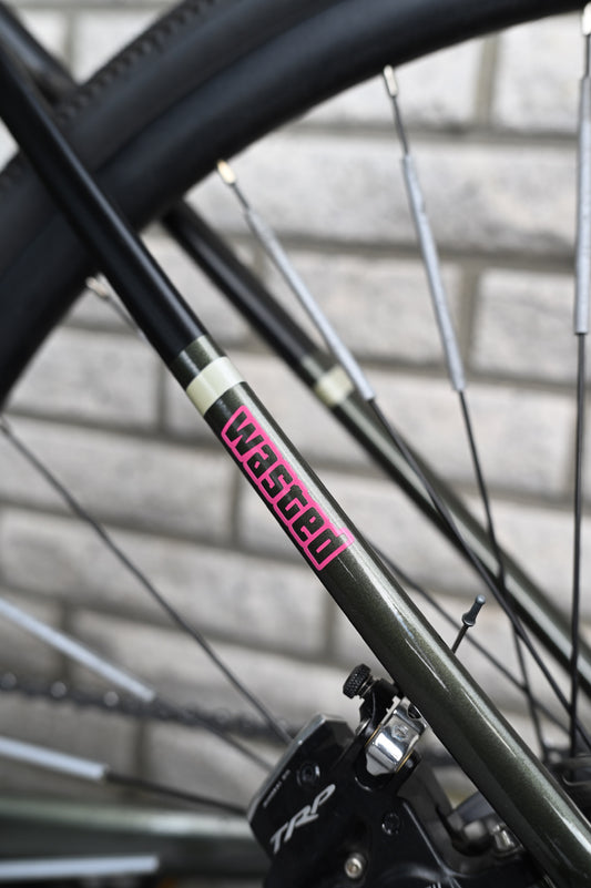 Vinylsticker "wasted"