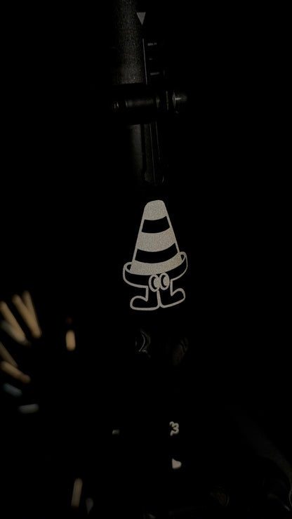 Reflektierender Sticker "Pylonen Buddy"