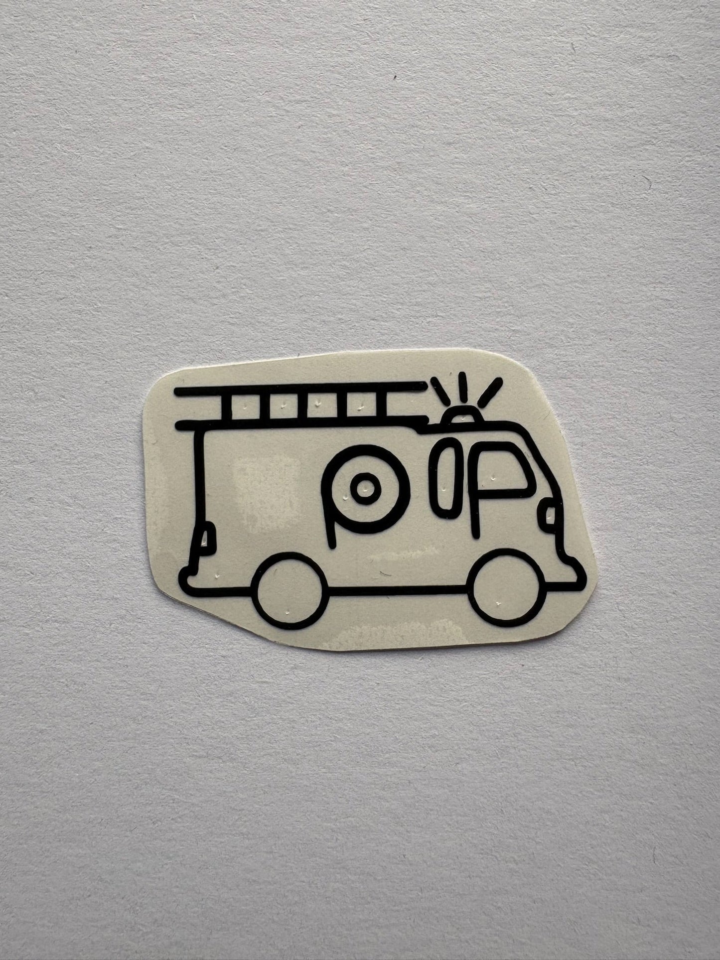 Vinylsticker "Löschfahrzeug"