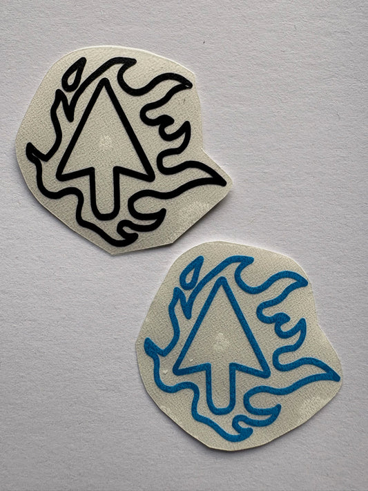 Vinylsticker "Mouse on Fire"