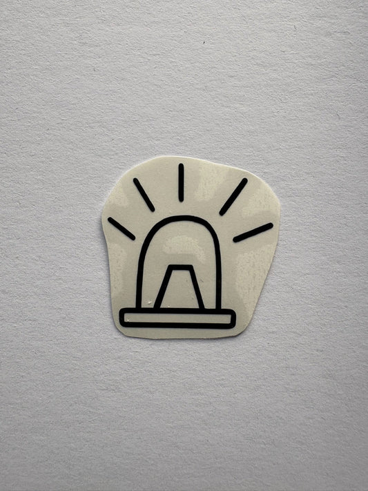 Vinylsticker "Blaulicht"