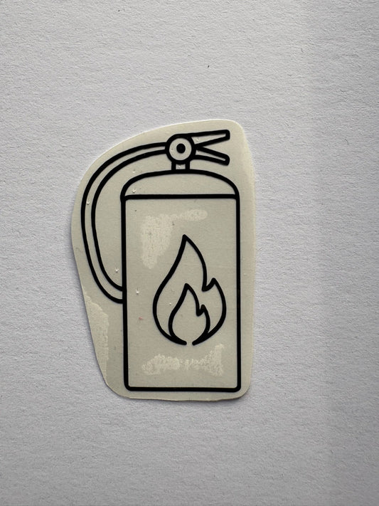 Vinylsticker "Feuerlöscher"