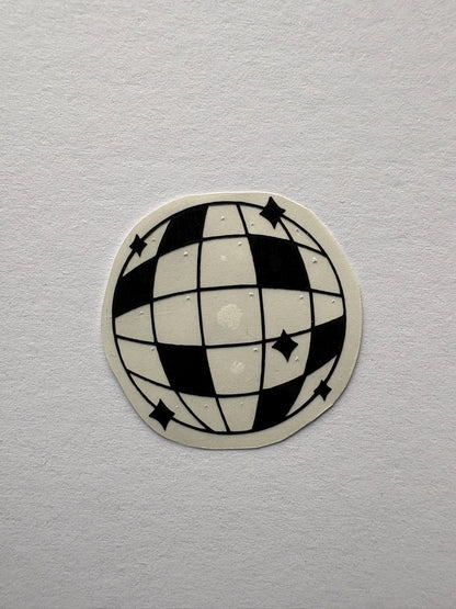 Vinylsticker "Diskokugel"