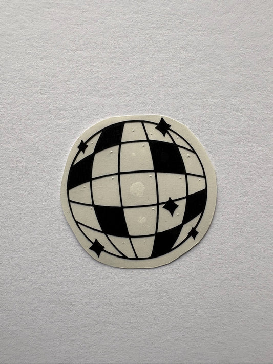 Vinylsticker "Diskokugel"