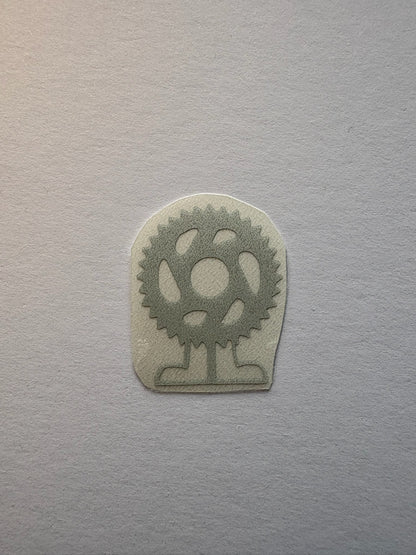 Reflektierender Sticker "Kettenblatt Buddy"