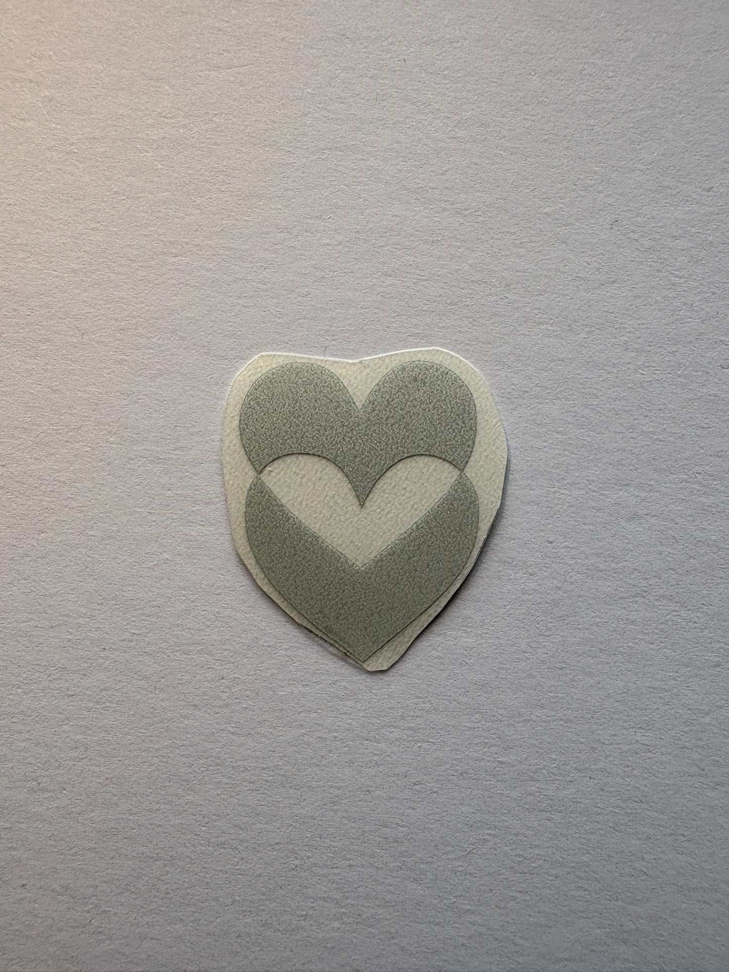 Reflektierende Sticker "Doppelherz"