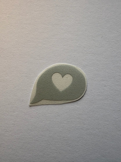 Reflektierender Sticker "Love you!"