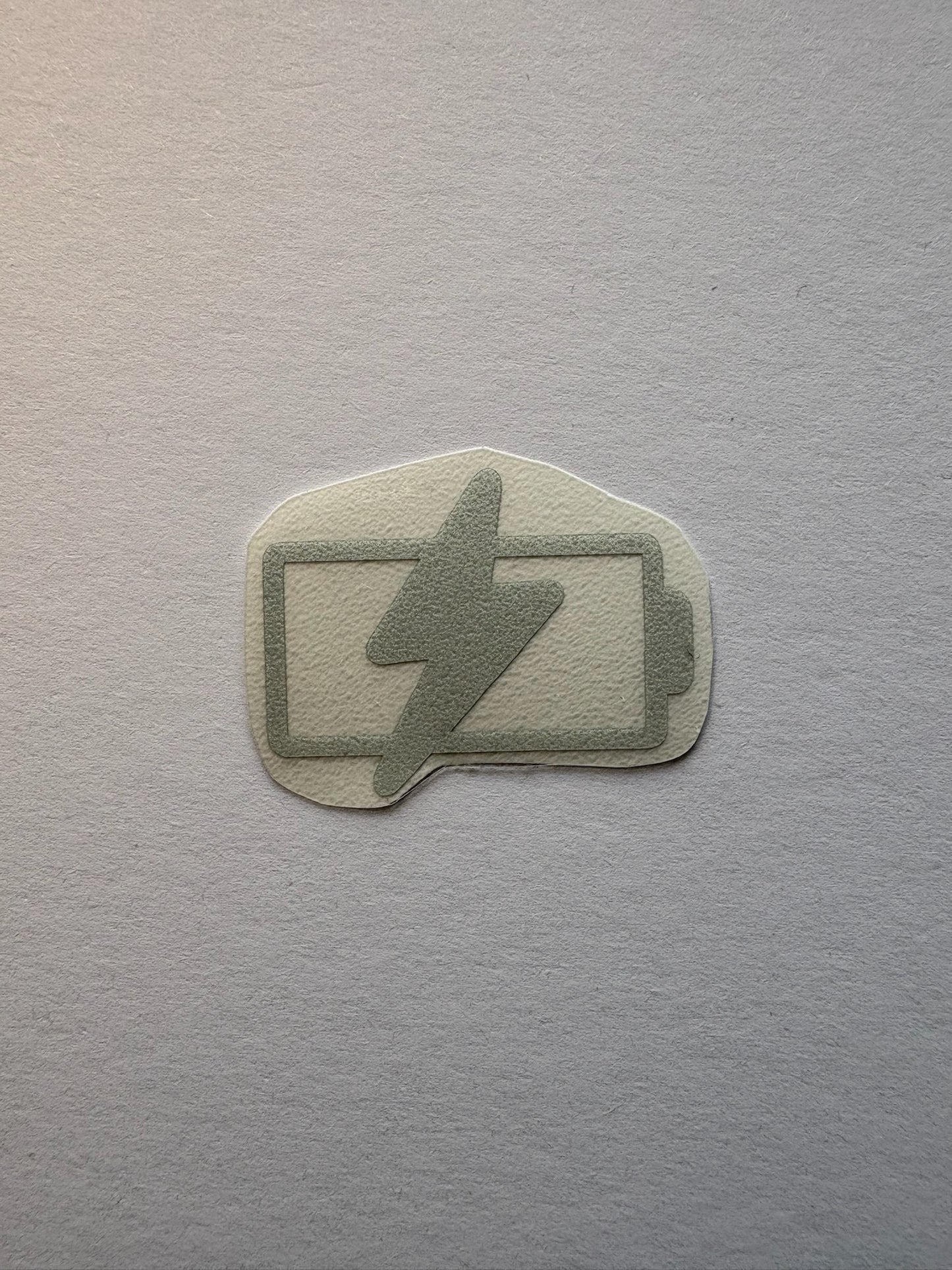 Reflektierender Sticker "Batterie"