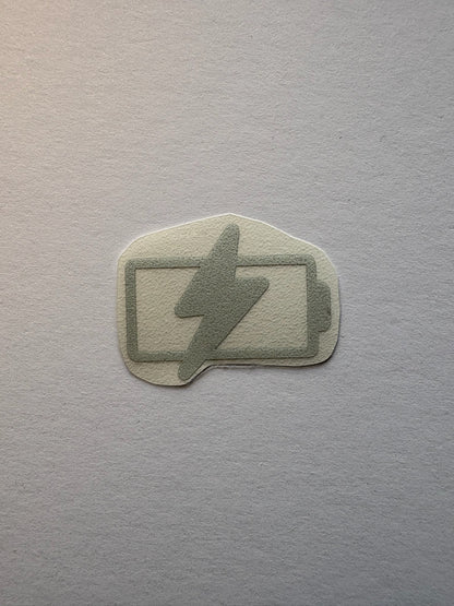 Reflektierender Sticker "Batterie"