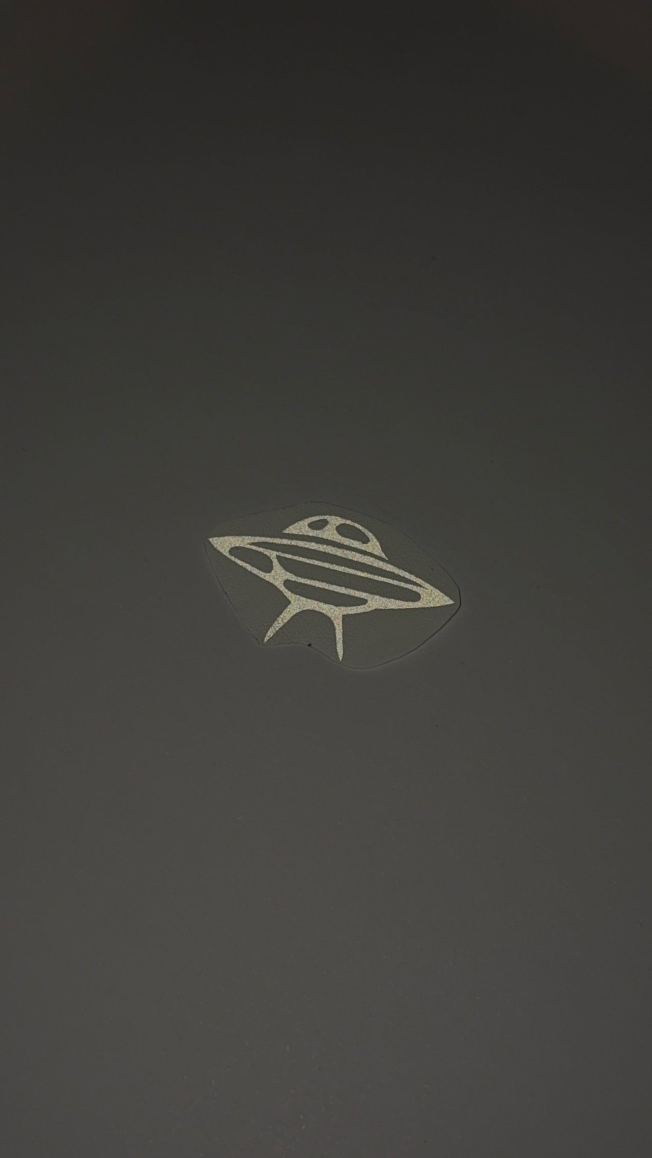 Reflektierender Sticker "UFO"