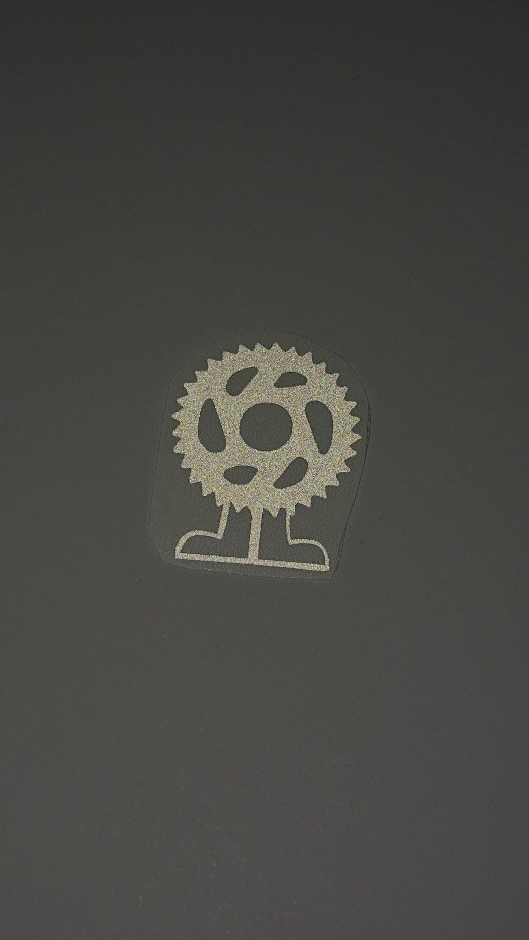 Reflektierender Sticker "Kettenblatt Buddy"