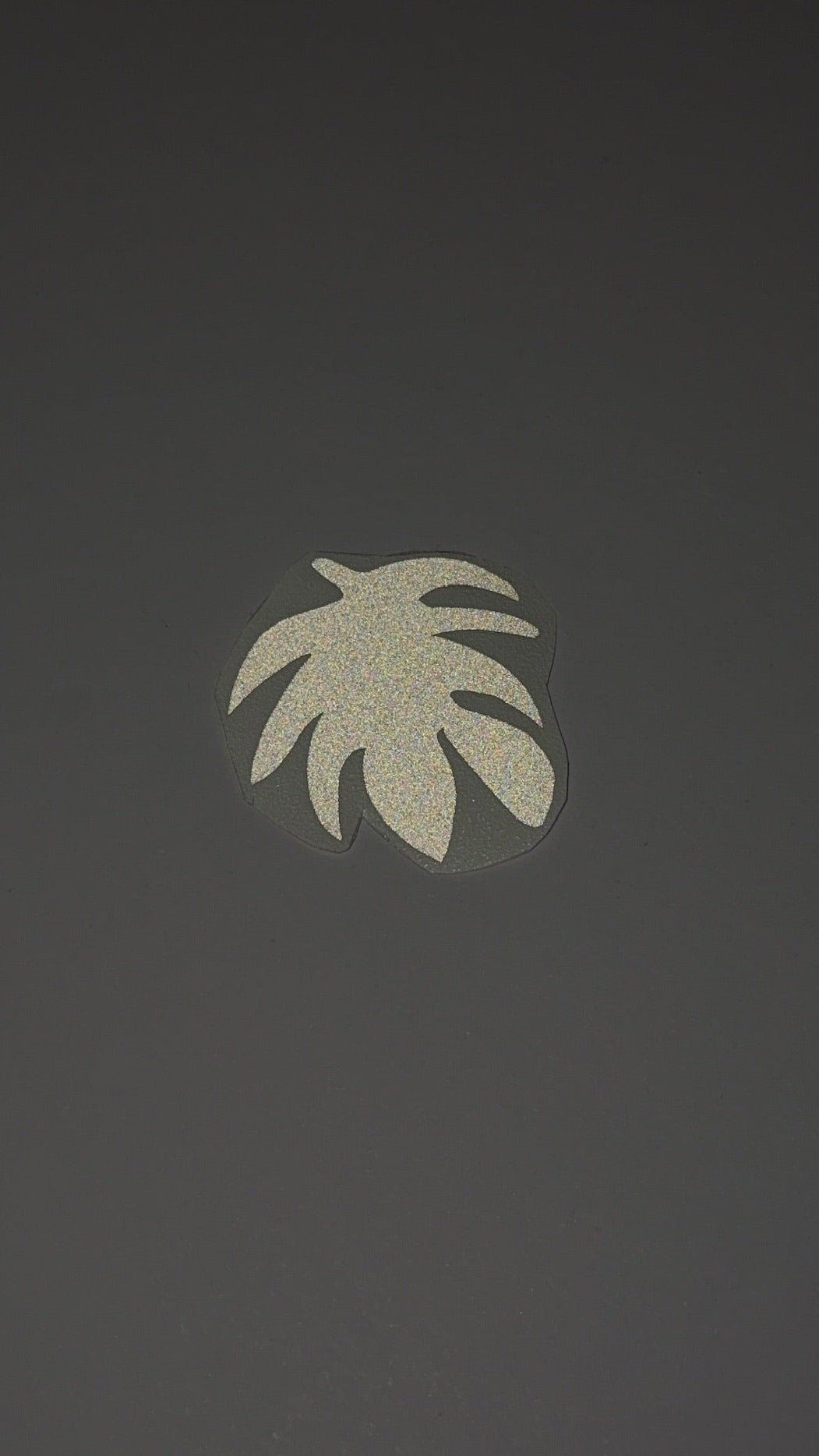 Reflektierender Sticker "Monstera"