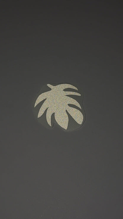 Reflektierender Sticker "Monstera"