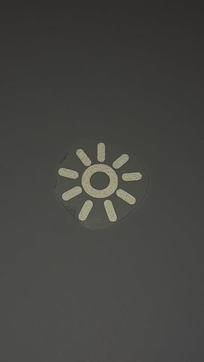 Reflektierender Sticker "Sonne"