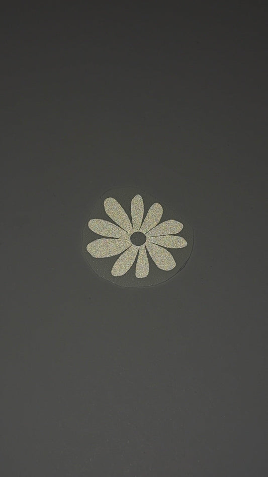 Reflektierender Sticker "Blume"