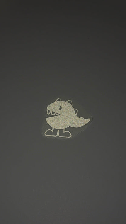 Reflektierender Sticker "Mini-Dino"