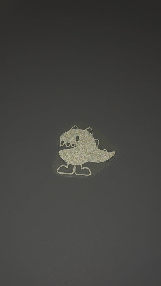 Reflektierender Sticker "Mini-Dino"