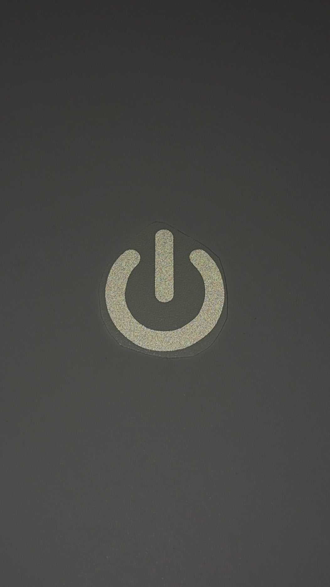 Reflektierender Sticker "On-Off-Switch"