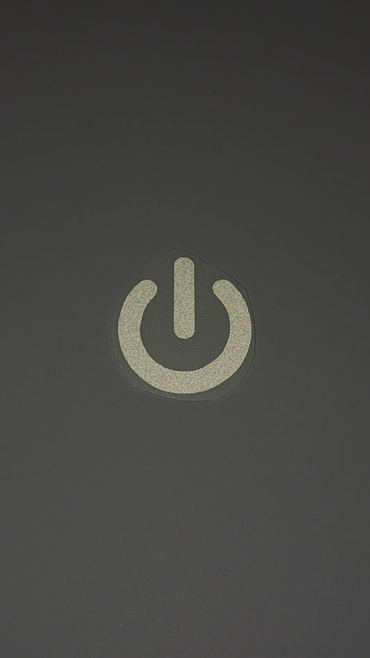 Reflektierender Sticker "On-Off-Switch"