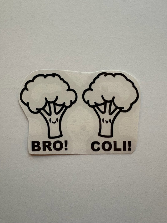 Vinylsticker "Bro! Coli!"