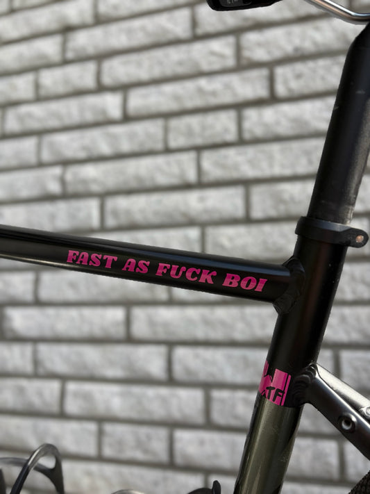 Vinylsticker "Fast As Fuck Boi"