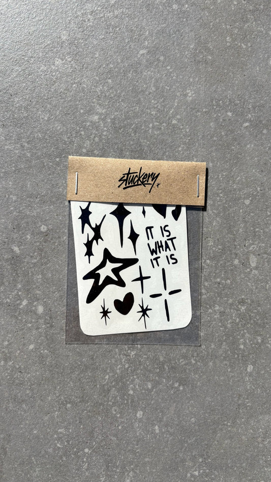 Sticker-Set "It is what it is"